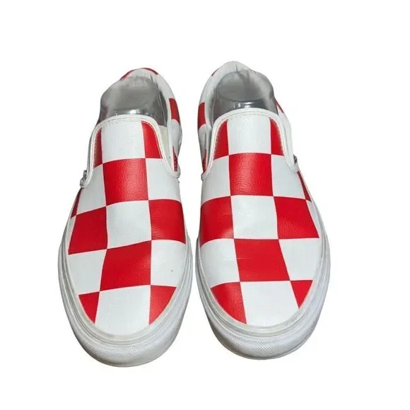 Vans Leather slip-ons size 10 - Picture 2 of 5